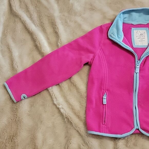 MINI BODEN PINK FLEECE JACKET, SIZE 4-5 - Picture 3 of 10